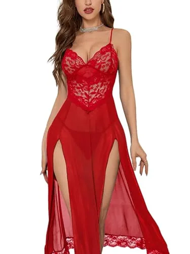 Lingerie Dress, Red (size XXL)