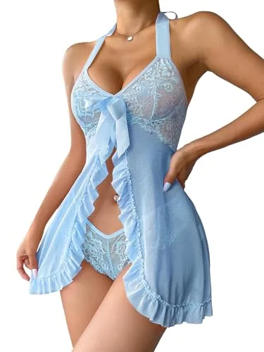 Nightgown, Light Blue (size XL)