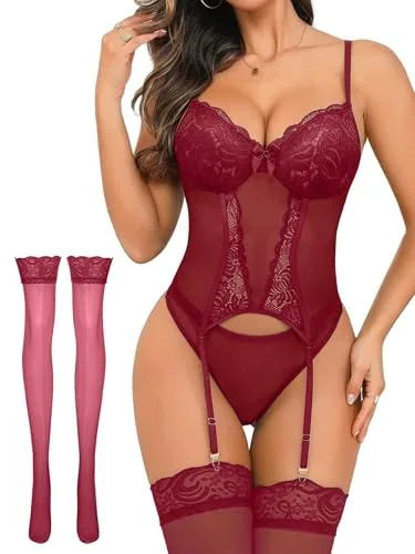 Corset, Wine Red (size S)