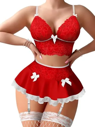 Lingerie Set, White (size L)