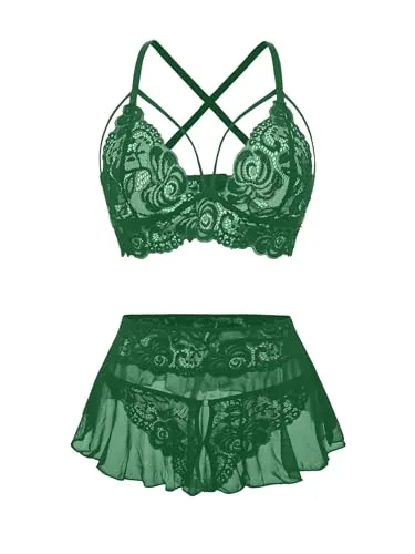 Bra Set, Army Green