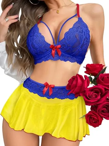 Bra Set, Royal Blue