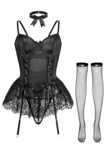 Underwire Bustier, Black (size M)