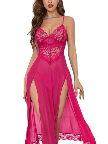 Lingerie Dress, Hot Pink