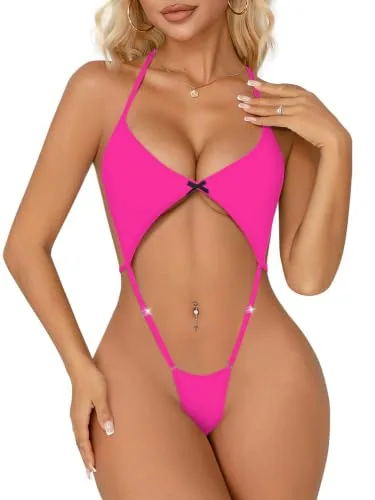 Bodysuit, Hot Pink (size XL)