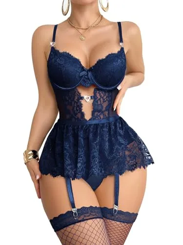 Corset, Navy Blue